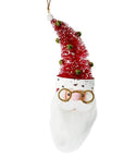 Bearded Santa w/ Bottlebrush Hat 6.5"