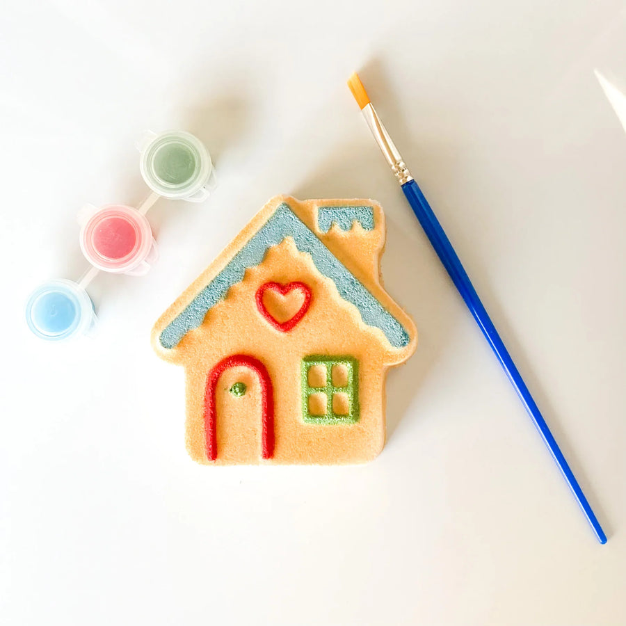 Paint Your Own Ginger-Bread House Bath Bomb