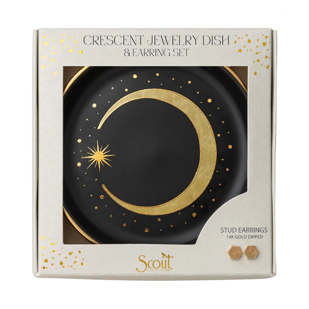 Scout Jewelry Dish &amp; Stud Earring Set