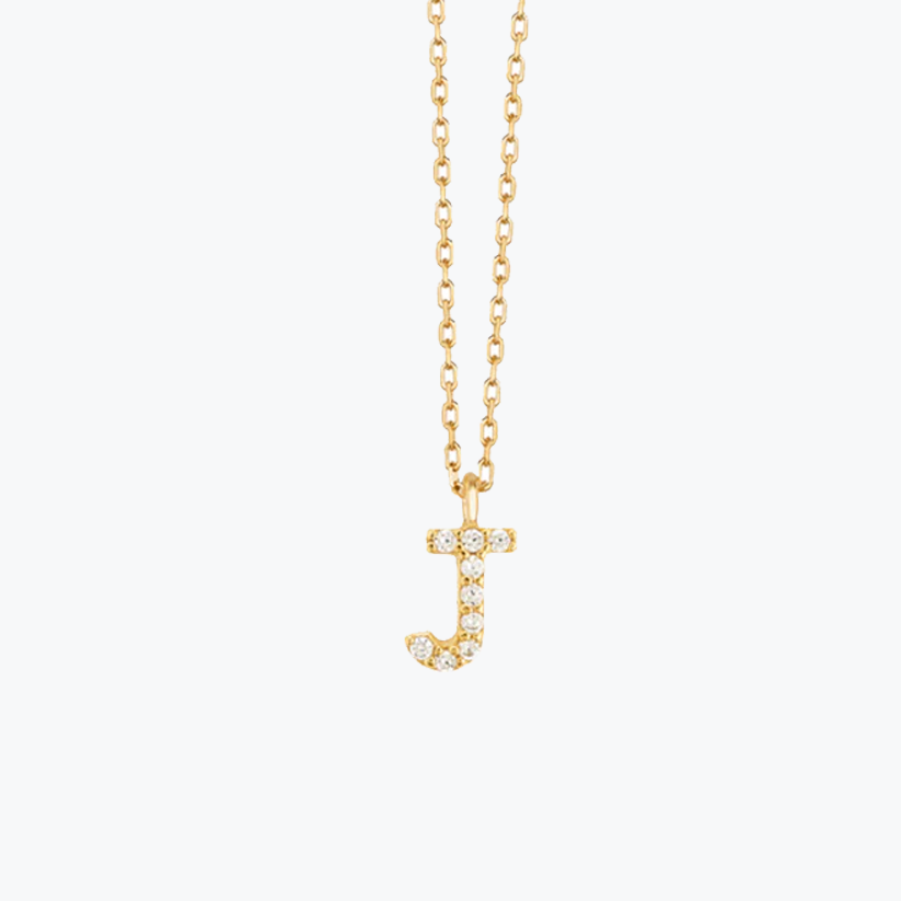 Gold Initial Necklace