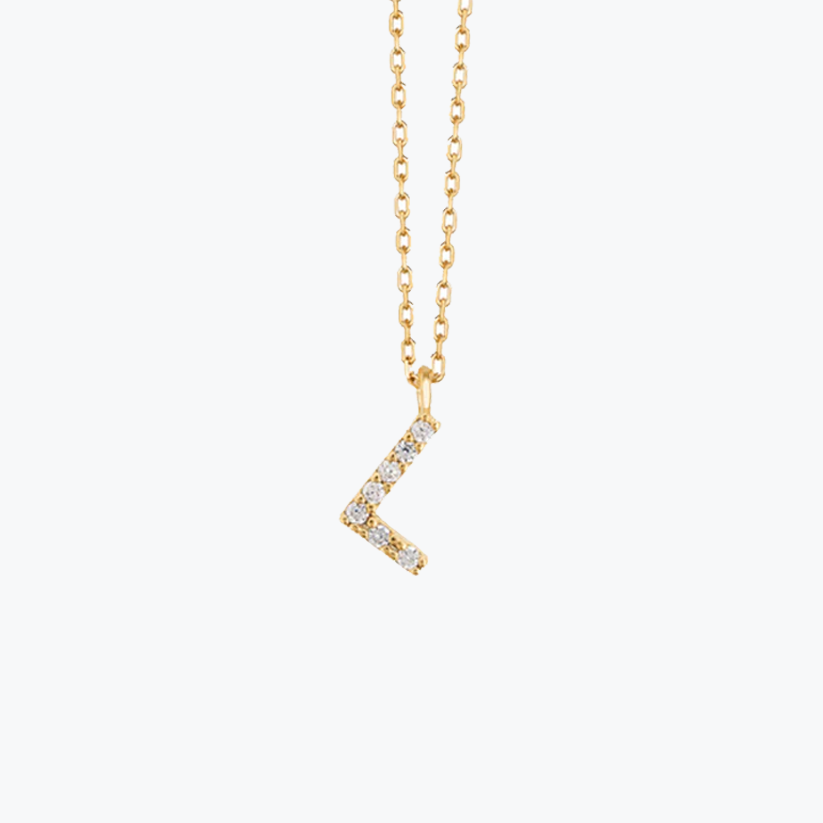 Gold Initial Necklace
