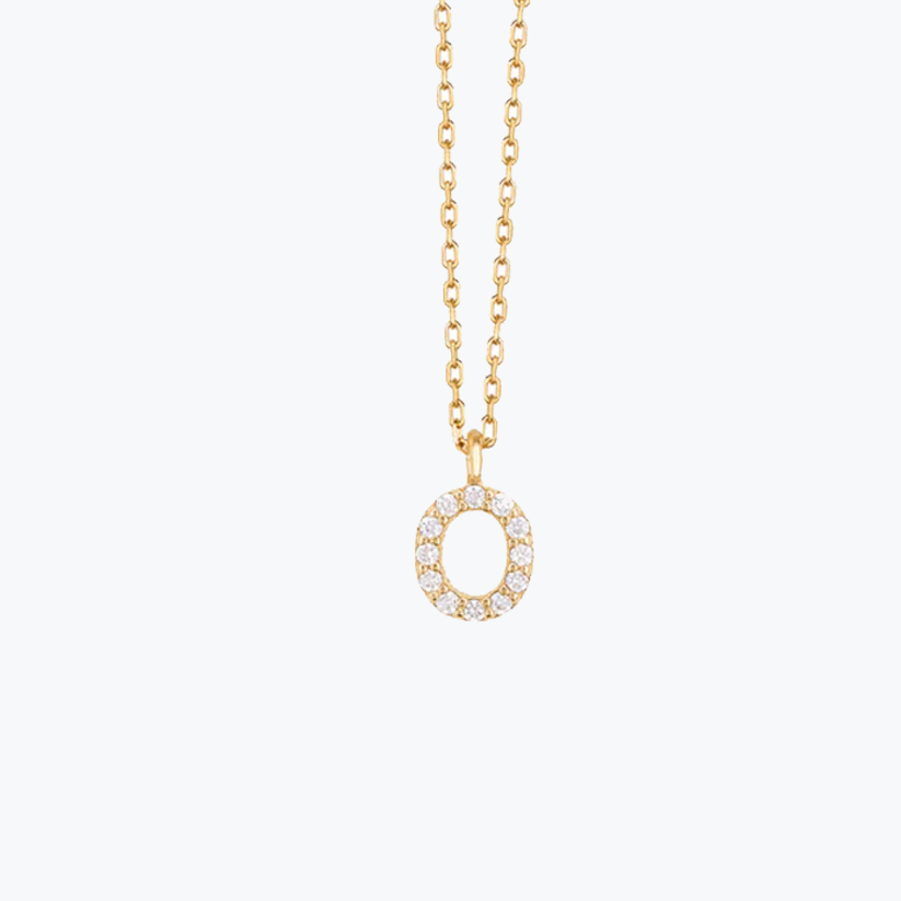 Gold Initial Necklace