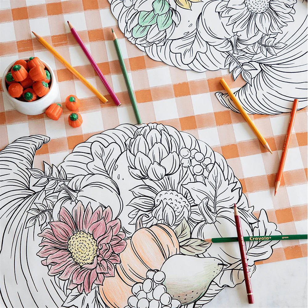 Die-Cut Coloring Placemat