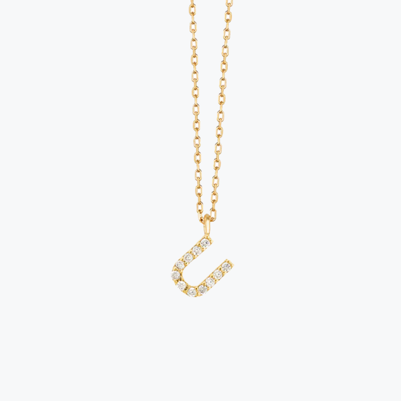 Gold Initial Necklace