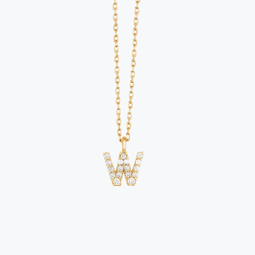 Gold Initial Necklace
