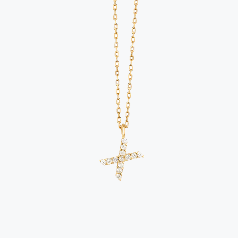 Gold Initial Necklace