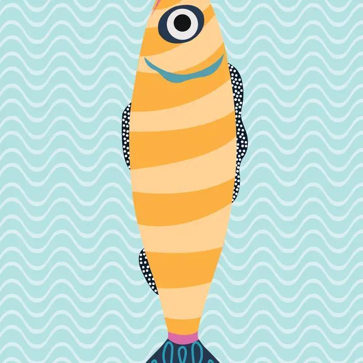FishBellies Dish Towel