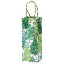 Christmas Trees w/ Lights Bottle Bag