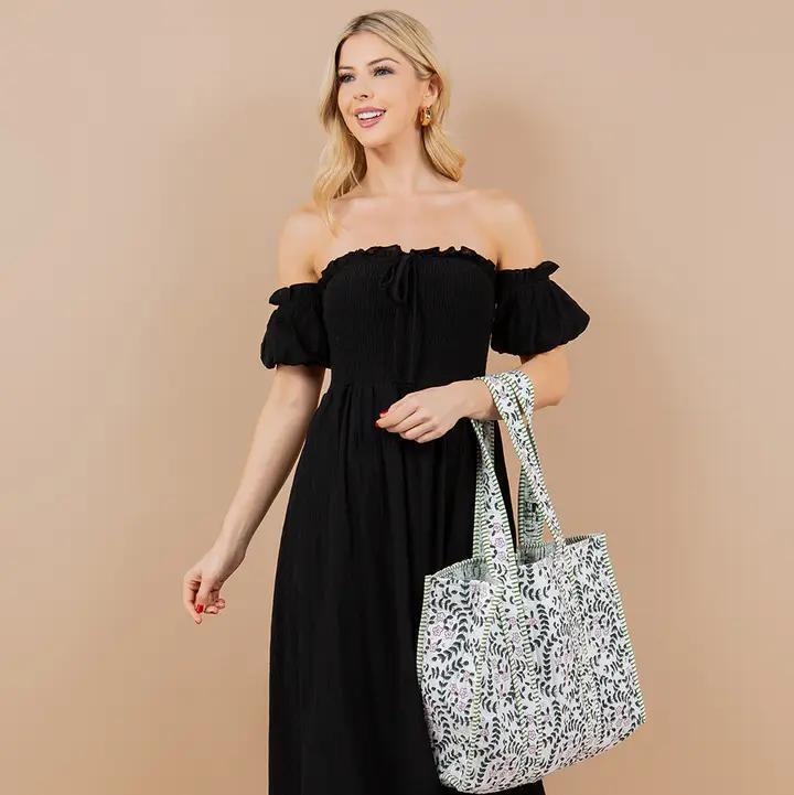 Quilted Tote Bag