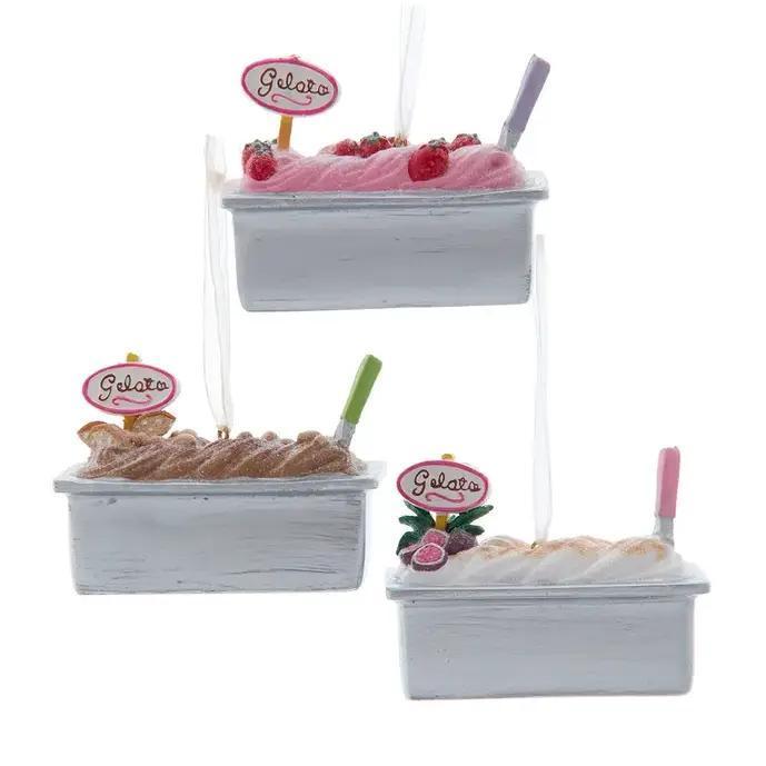 Gelato Ice Cream Ornament