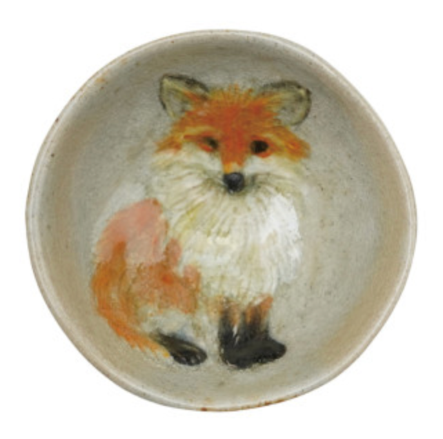 Stoneware Dish w/ Animal