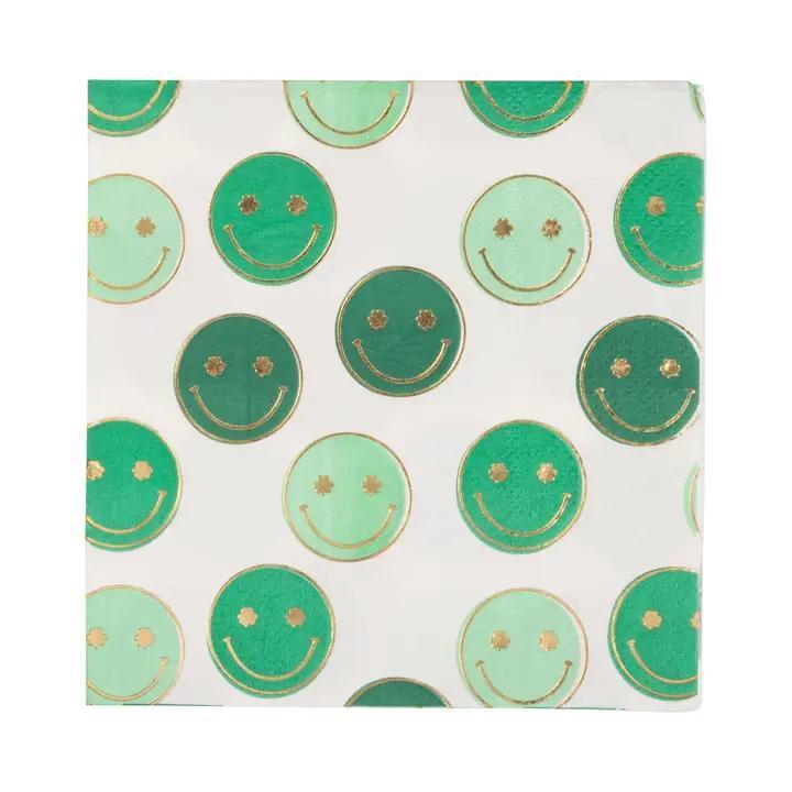 Foil Smiley Face Napkins