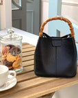 Bamboo Handle Crossbody