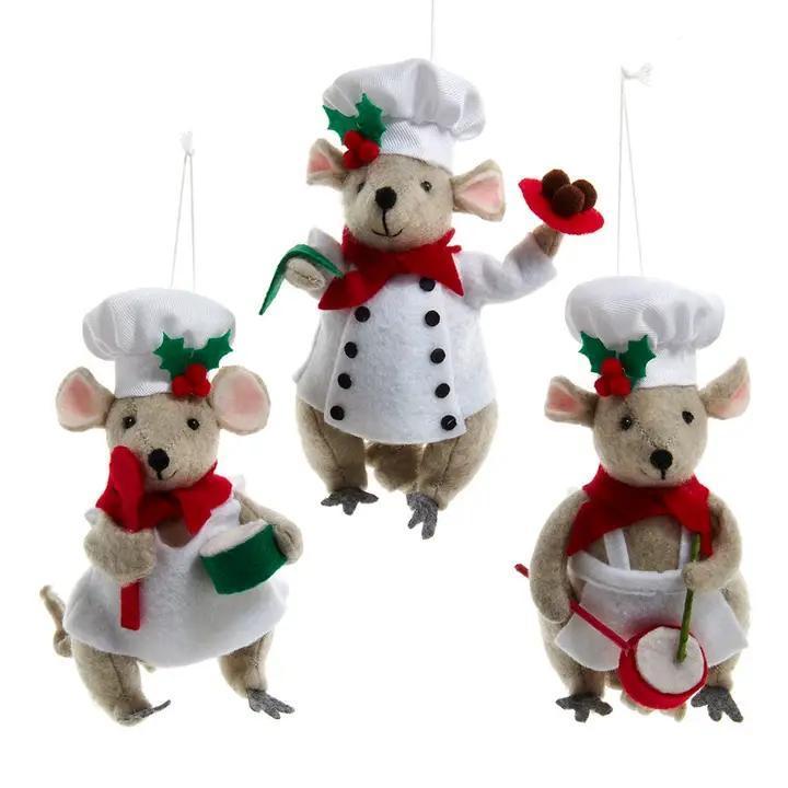 3" Mouse Chef Ornament