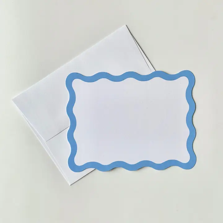 Scallop Edge Flat Note