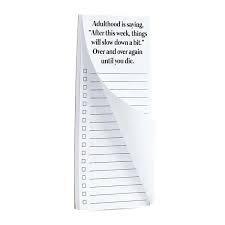50 Sheet List Pad