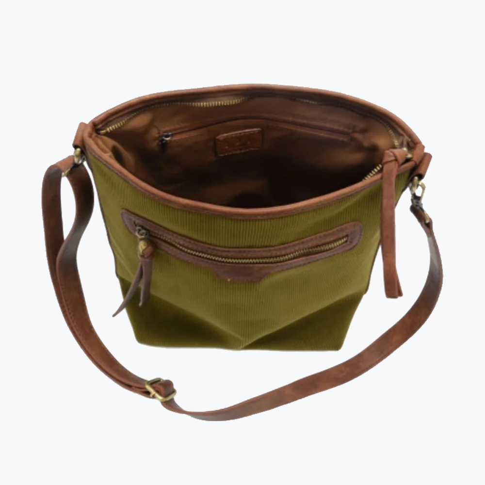 Corduroy Silas Bucket Crossbody