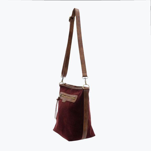 Corduroy Silas Bucket Crossbody