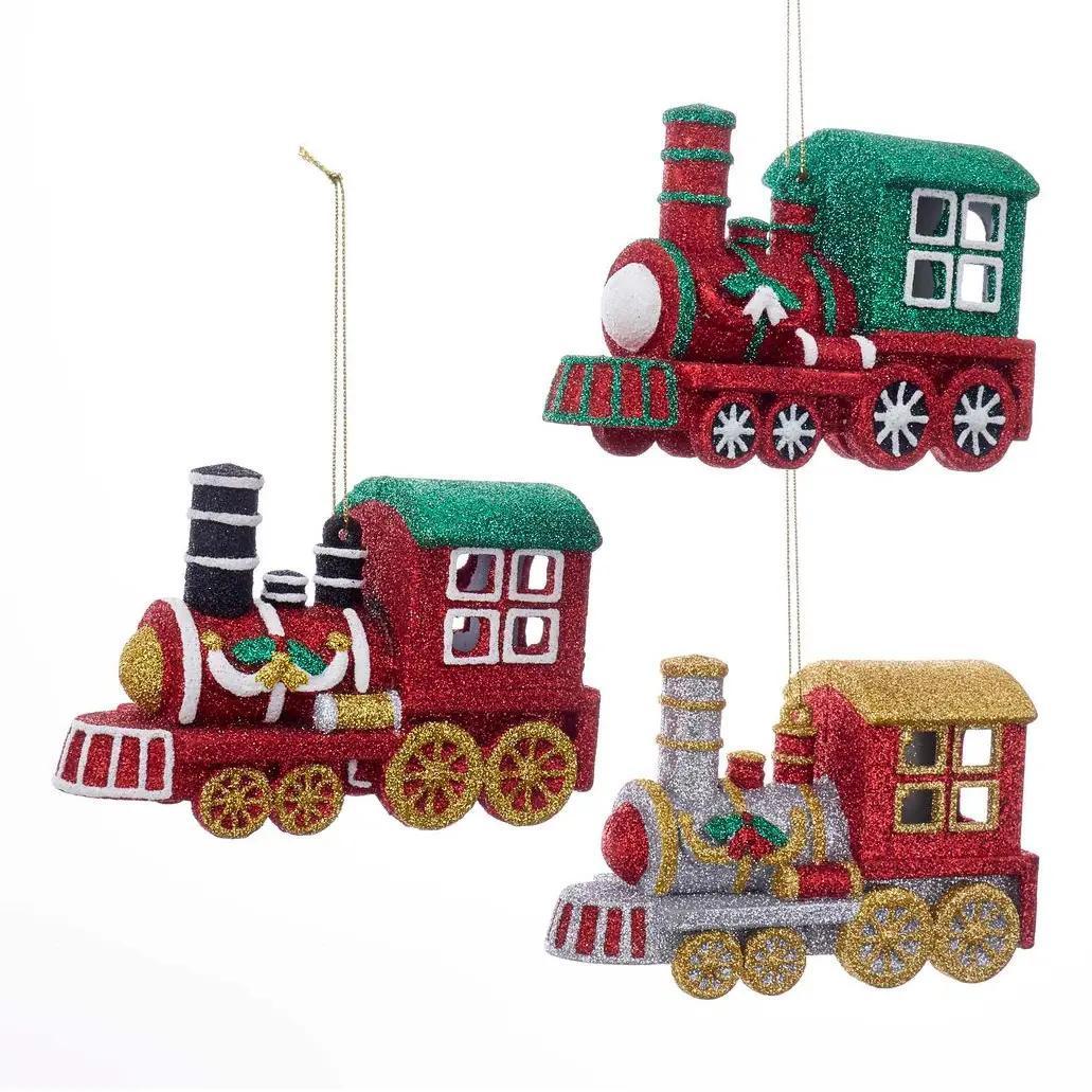 Blow Mold Glitter Train