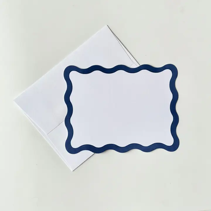 Scallop Edge Flat Note