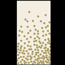 Gold Confetti Guest Napkin