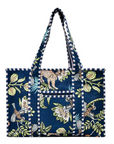 Small Block Print Tote Bag