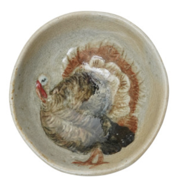 Stoneware Dish w/ Animal