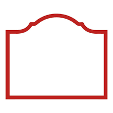 Arch Die-Cut Place Cards in Red Pack/8