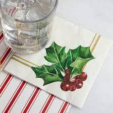 Holiday Guest Napkins