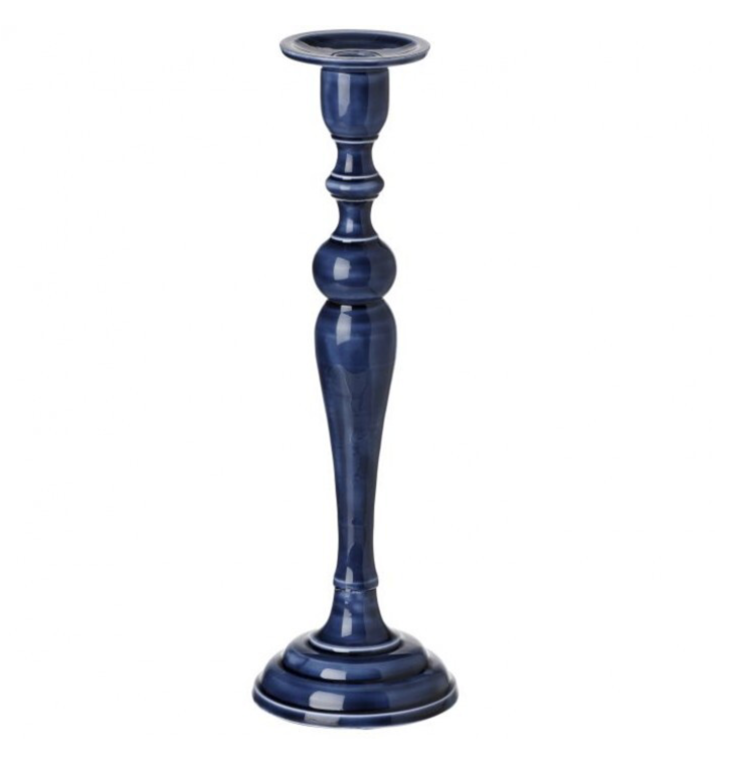 9" Enamel Candlestick