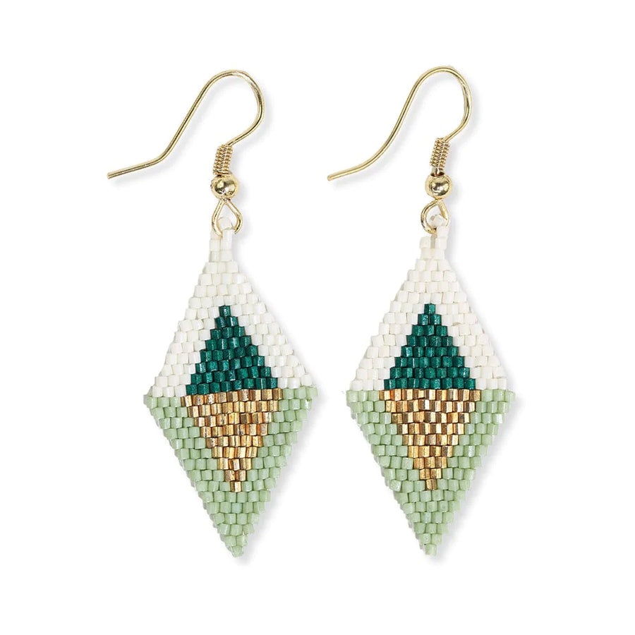 Zelda Flipped TriangleDiamond Earrings