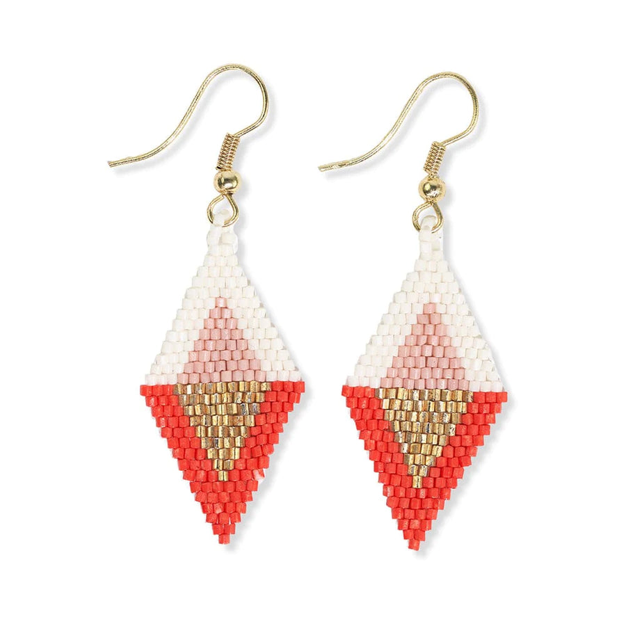 Zelda Flipped TriangleDiamond Earrings