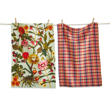 The Botanists Garden Dishtowel Set/2