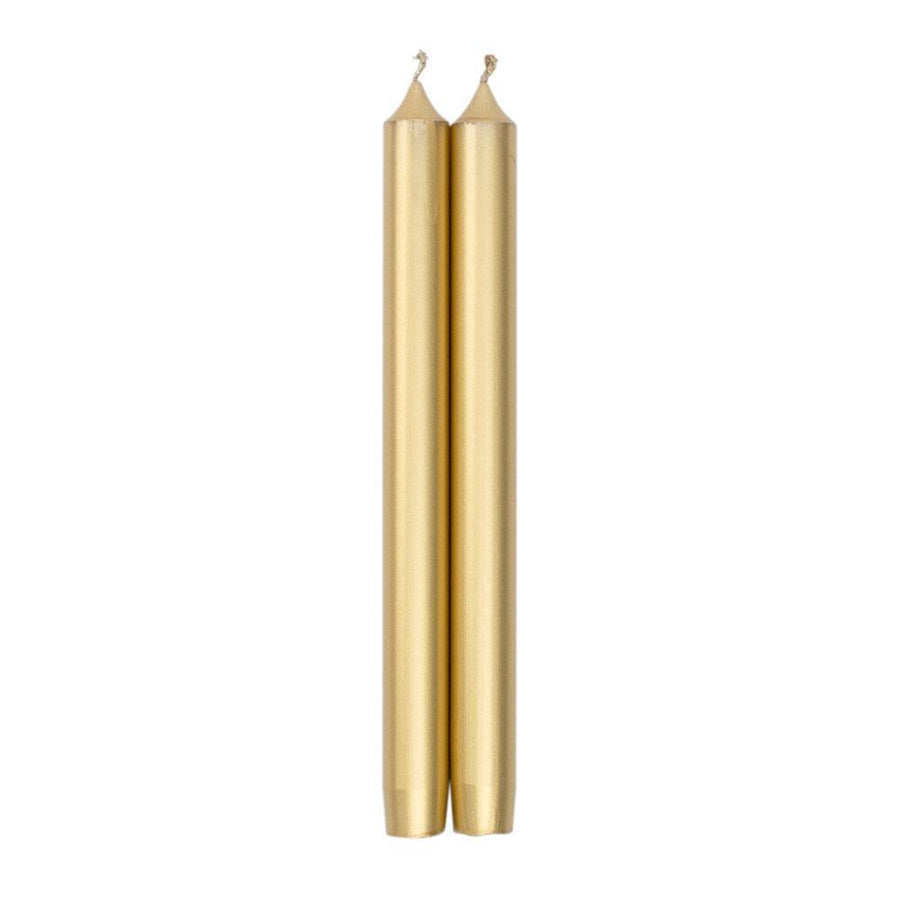 Straight Taper Candles 10" Set/2