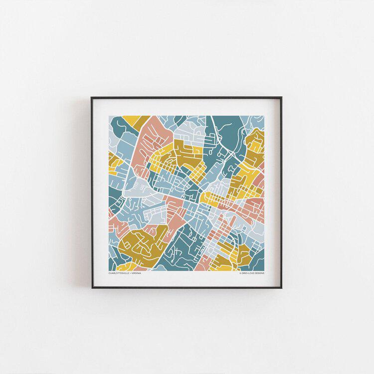 Richmond Map Print 12"x12"