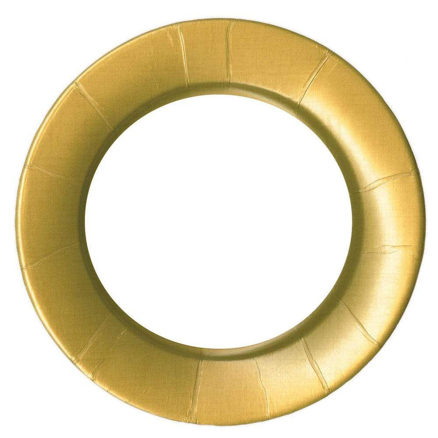 Linen Gold Dinner Plate
