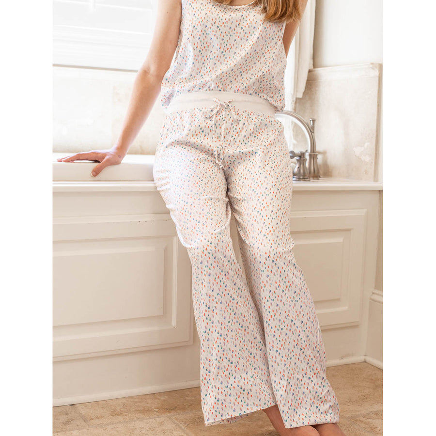 Confetti Slumber Pants - White/Multi