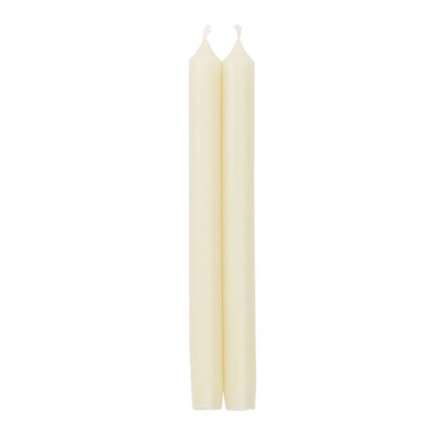 Straight Taper Candles 10" Set/2