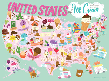 United States of Ice Cream Puzzle