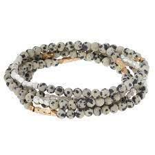 Stone Wrap Bracelet/Necklace
