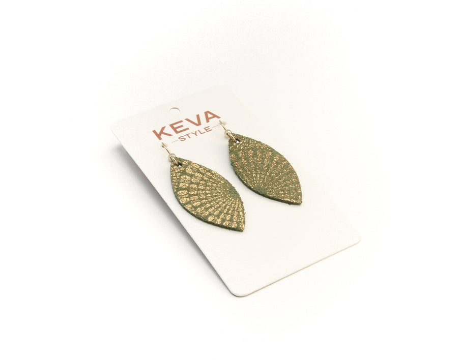 Leather Earrings Small