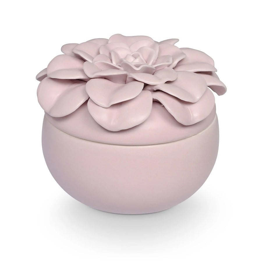 Ceramic Flower Candle