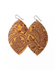 Leather Earrings Large