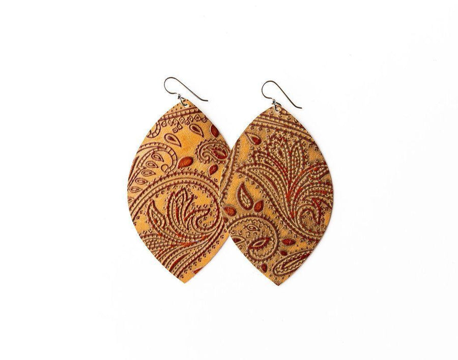 Leather Earrings Small