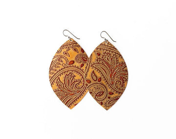 Leather Earrings Large