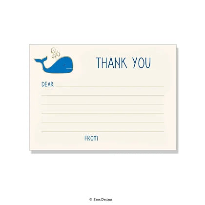 Fill-In Children's Foil Thank You Notes