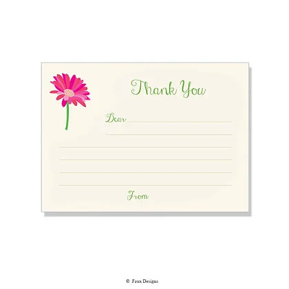 Fill-In Children's Foil Thank You Notes