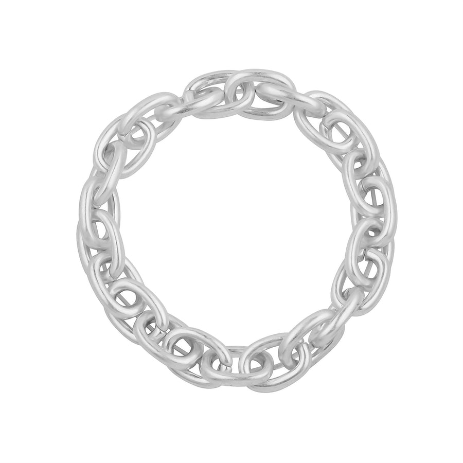 Metal Link 7.5" Stretch Bracelet