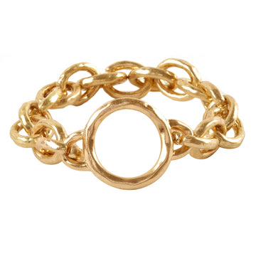 Chain with Circle Stretch Bracelet