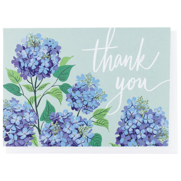 Hydrangea Thank You Boxed Note Cards 10/box